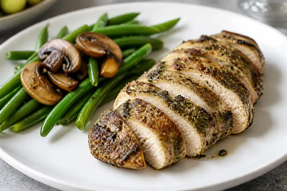 Lower calorie steakhouse meal build